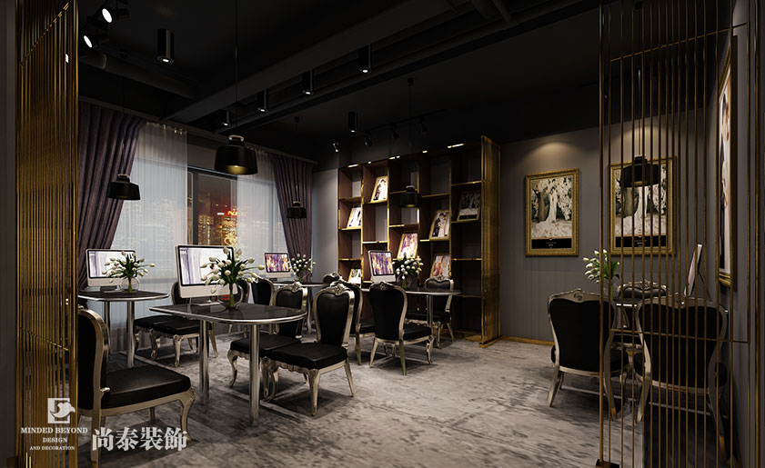 知名品牌婚紗攝影店設(shè)計裝修 | 金夫人婚紗攝影