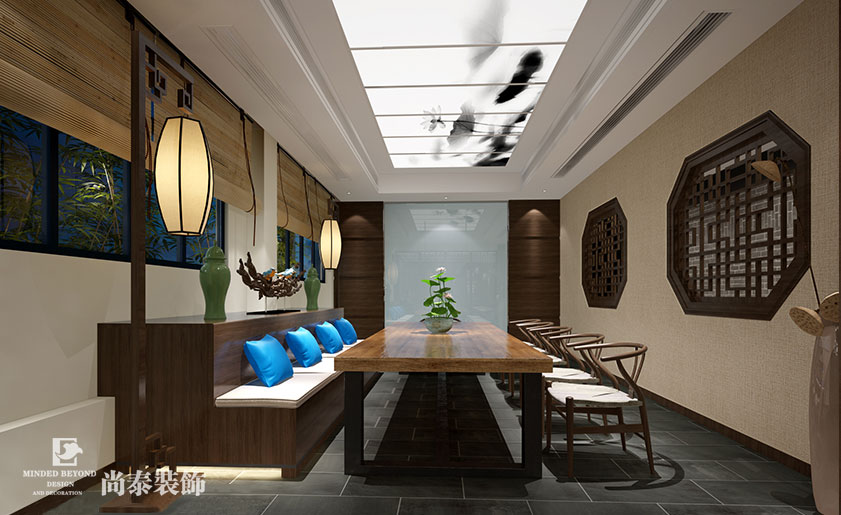 2000平米中式高端茶藝會所設計 | 瀚宇清源