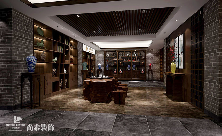 2000平米中式高端茶藝會所設計 | 瀚宇清源