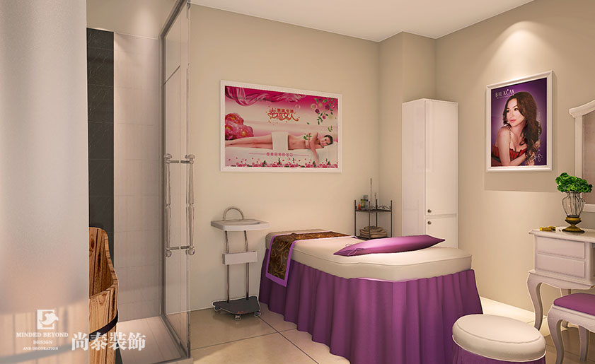 130平米知名美容院設(shè)計(jì) | 百蓮凱