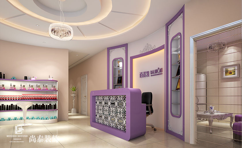 130平米知名美容院設(shè)計(jì) | 百蓮凱