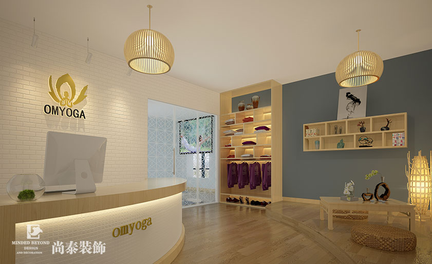 130平米深圳瑜伽館裝修設(shè)計(jì) | OMYOGA