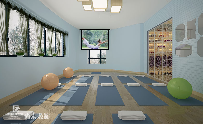 130平米深圳瑜伽館裝修設(shè)計(jì) | OMYOGA