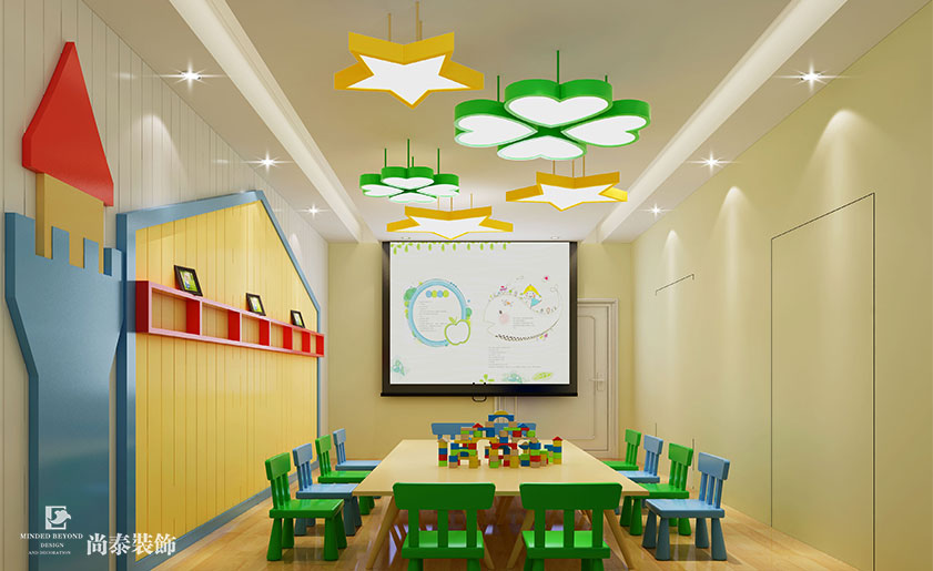 玩具教育空間裝修效果圖-親子夢工場