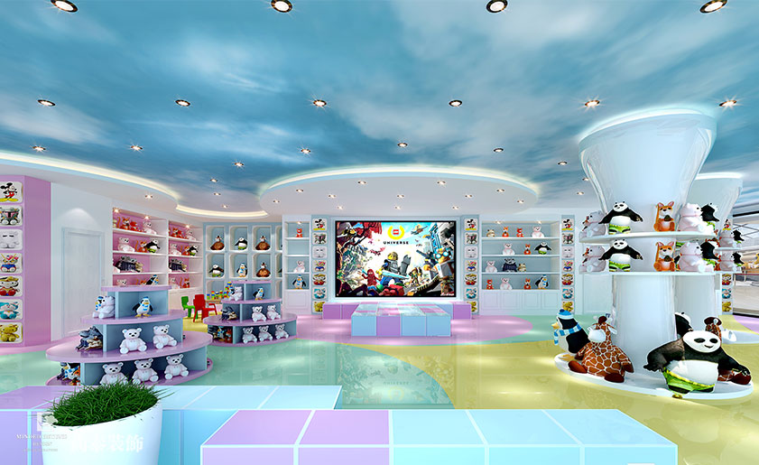 玩具教育空間裝修效果圖-親子夢工場