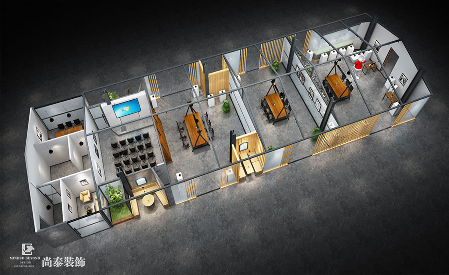 3700余平米眾創空間生態圈裝修設計 | 微谷眾創