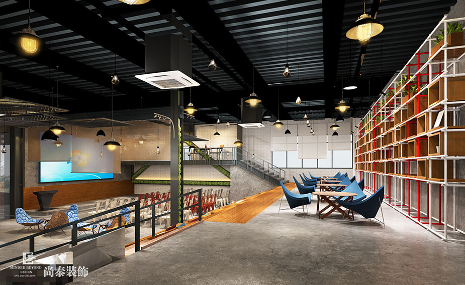 3700余平米眾創空間生態圈裝修設計 | 微谷眾創