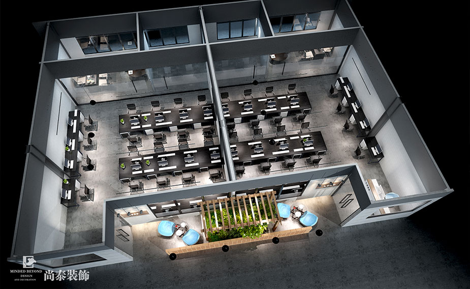 3700余平米眾創空間生態圈裝修設計 | 微谷眾創