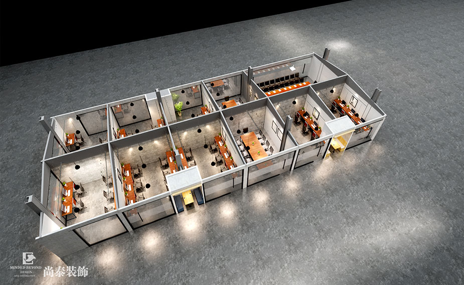 3700余平米眾創空間生態圈裝修設計 | 微谷眾創