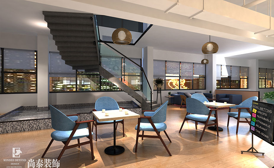 1800㎡聯合辦公社區空間設計 | MeaningTown