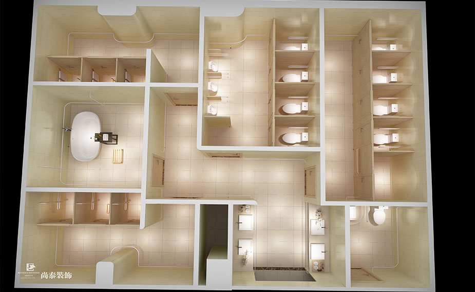 3200㎡老年人托養中心裝修設計 | 幸福世家