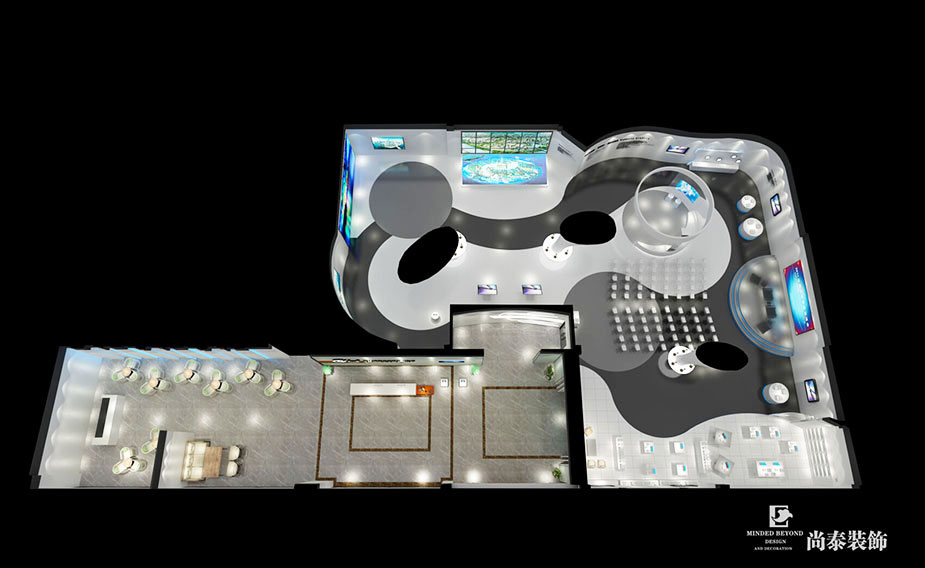 1120平米電商產業展廳裝修設計 | 多麗貴陽國際