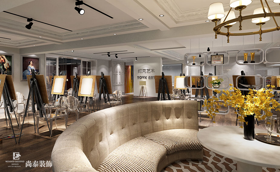 250多平米藝術(shù)繪畫裝修設(shè)計(jì) | 約克藝術(shù)