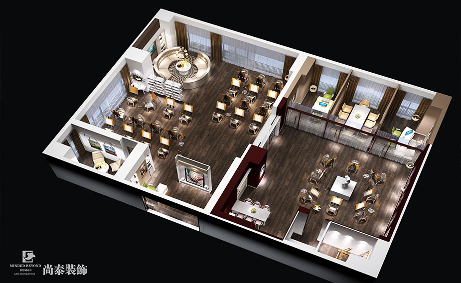 250多平米藝術(shù)繪畫裝修設(shè)計(jì) | 約克藝術(shù)