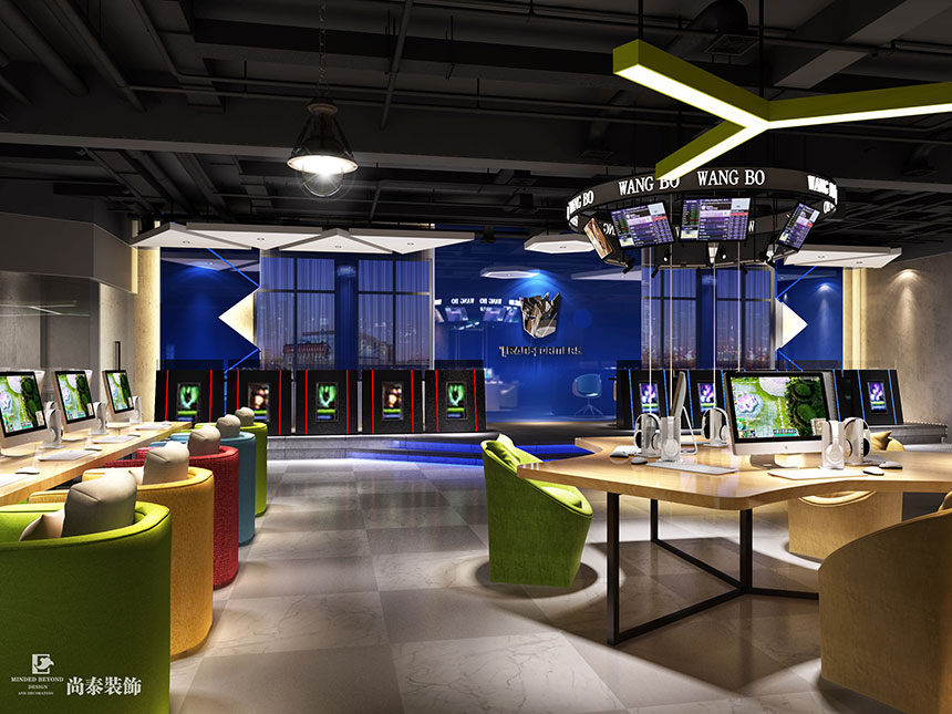 網咖VIP區裝修效果圖