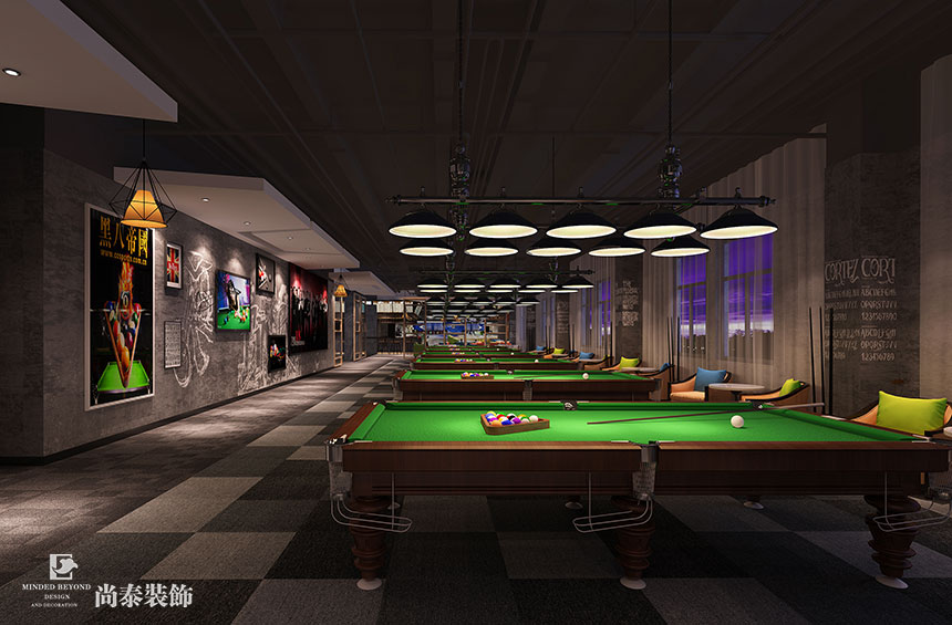 網咖娛樂區裝修效果圖