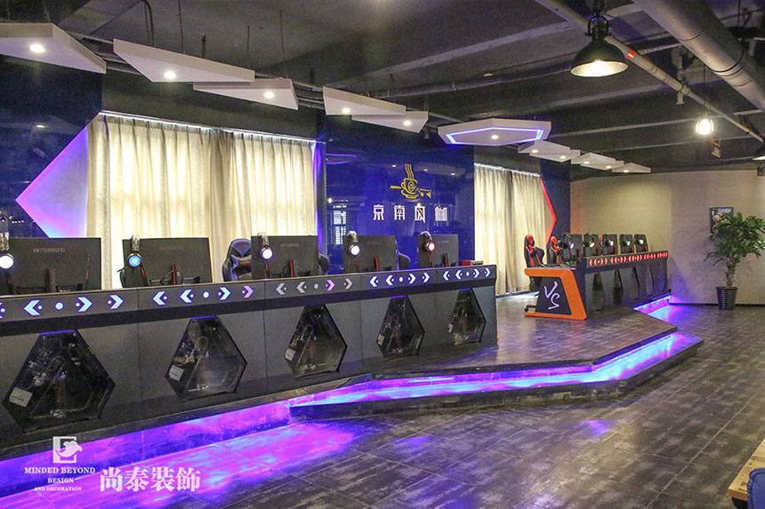 深圳網咖裝修設計,尚泰裝飾集團,深圳裝修公司