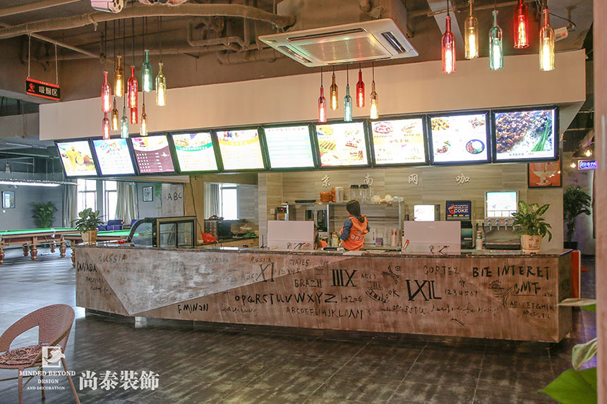 深圳網咖裝修設計,尚泰裝飾集團,深圳裝修公司