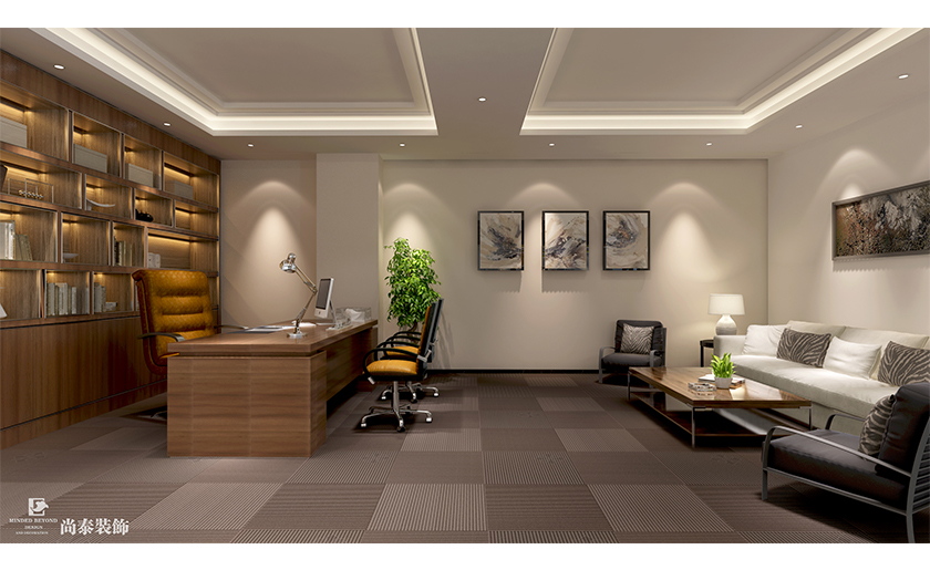 277㎡膜技術開發公司風辦公室裝修 | 景秀空間