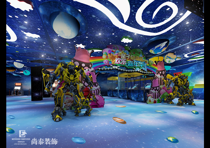 1200㎡左右游樂園裝修設計 | 西鄉游樂園