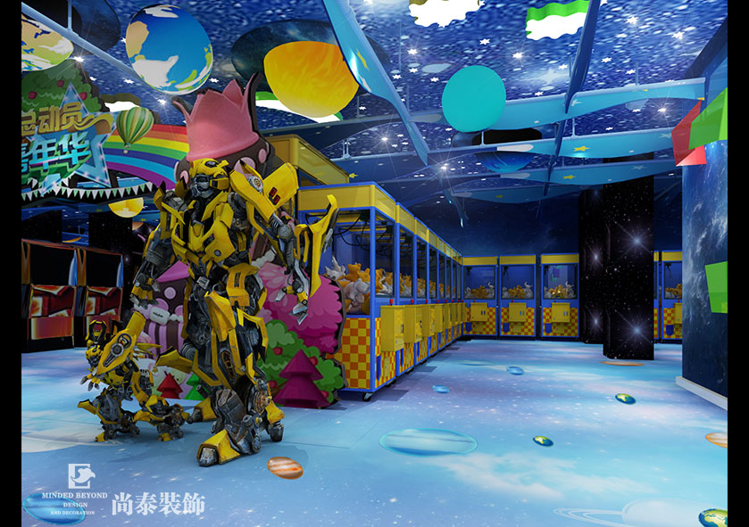 1200㎡左右游樂園裝修設計 | 西鄉游樂園