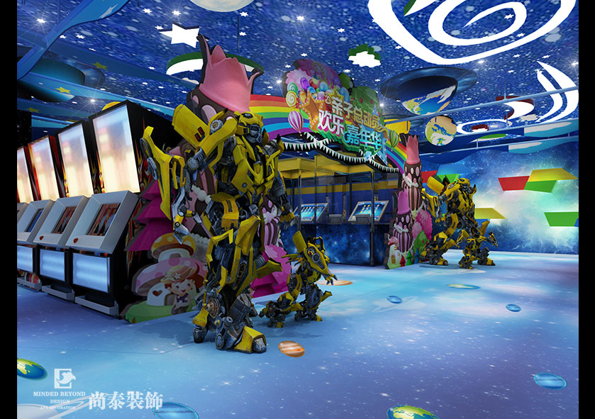 1200㎡左右游樂園裝修設計 | 西鄉(xiāng)游樂園