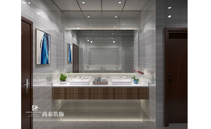 1600㎡簡約風格辦公室裝修 | 匯景集團