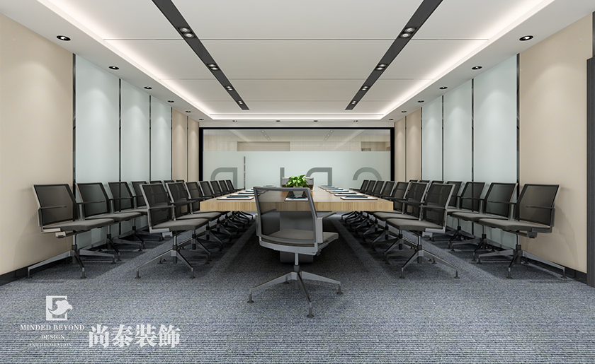 3600㎡現代簡約辦公室裝修設計 | 環球易購