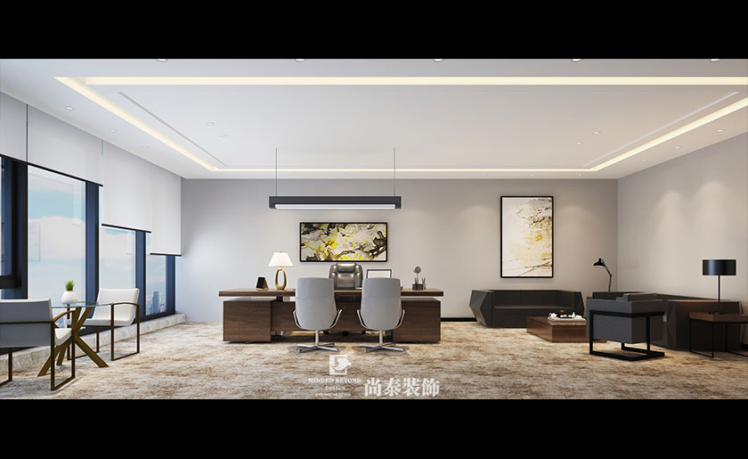 2000㎡現代風格辦公室裝修 | 東方精工科技