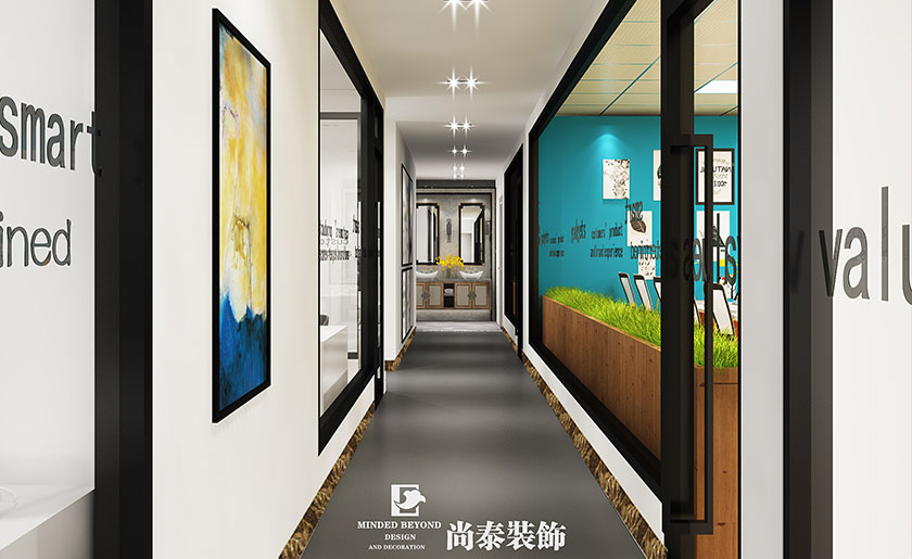485㎡清新風格教育中心裝修 | 靈芝幫才教育