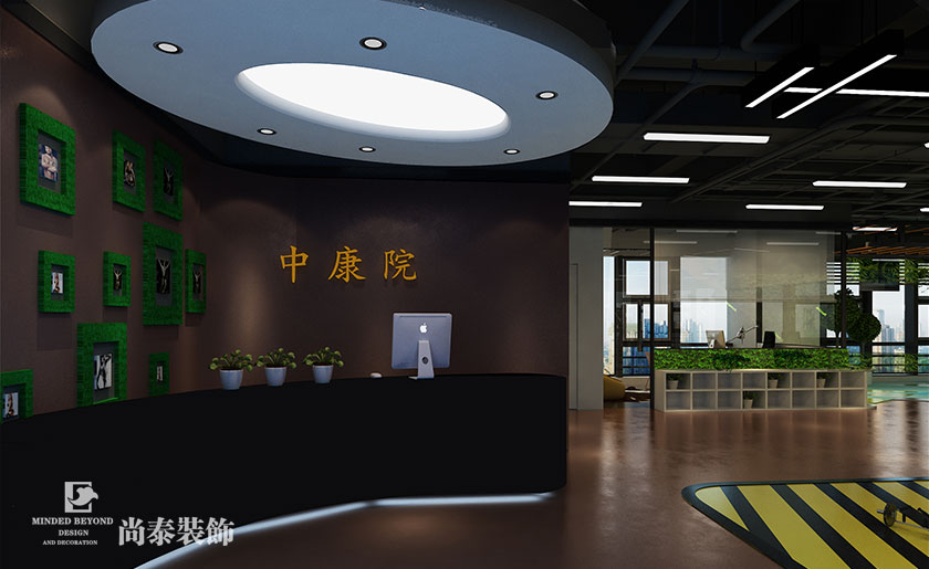 200㎡叢林風(fēng)健身會所裝修設(shè)計 | 中康院