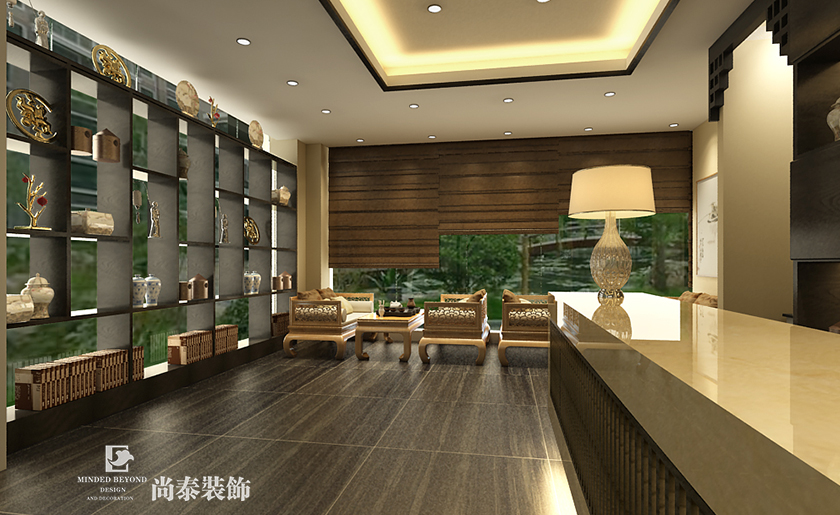 650㎡中式養生館裝修設計 | 潤芯養生館