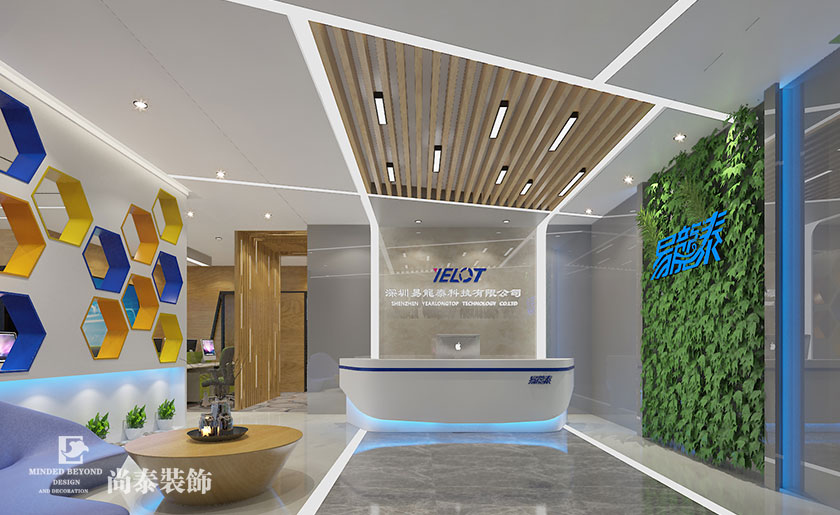 400㎡現代科技風格辦公室裝修 | 易龍泰科技