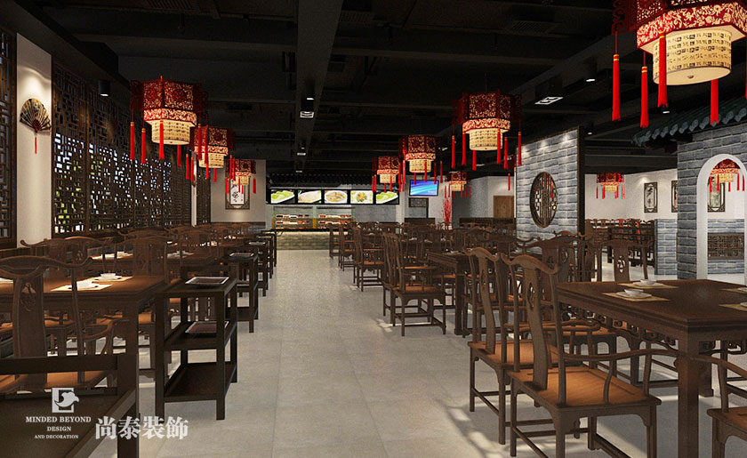 550平米中式風格火鍋店裝修設計 | 蜀天椒火鍋