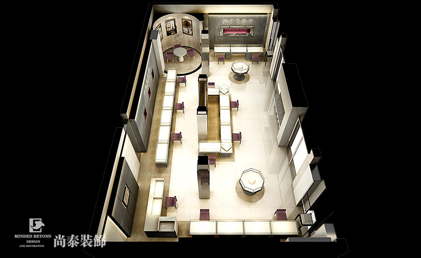 高端質(zhì)感珠寶店裝修設(shè)計 | Foti珠寶