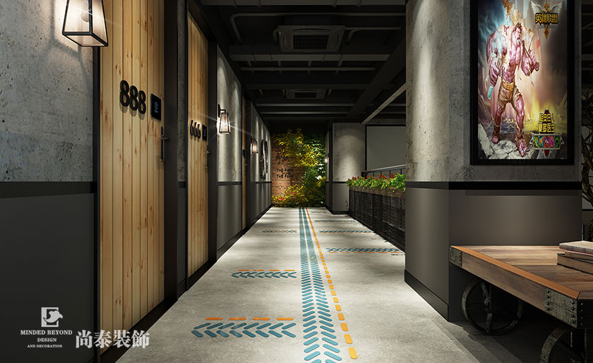 730㎡工業(yè)風(fēng)休閑網(wǎng)咖裝修設(shè)計 | 萬科大廈網(wǎng)咖