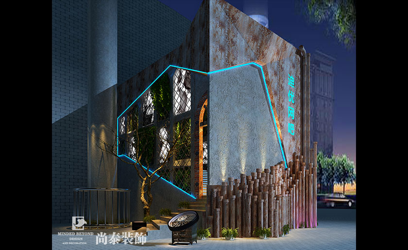 2800㎡網咖裝修設計效果圖 | 迪優網吧