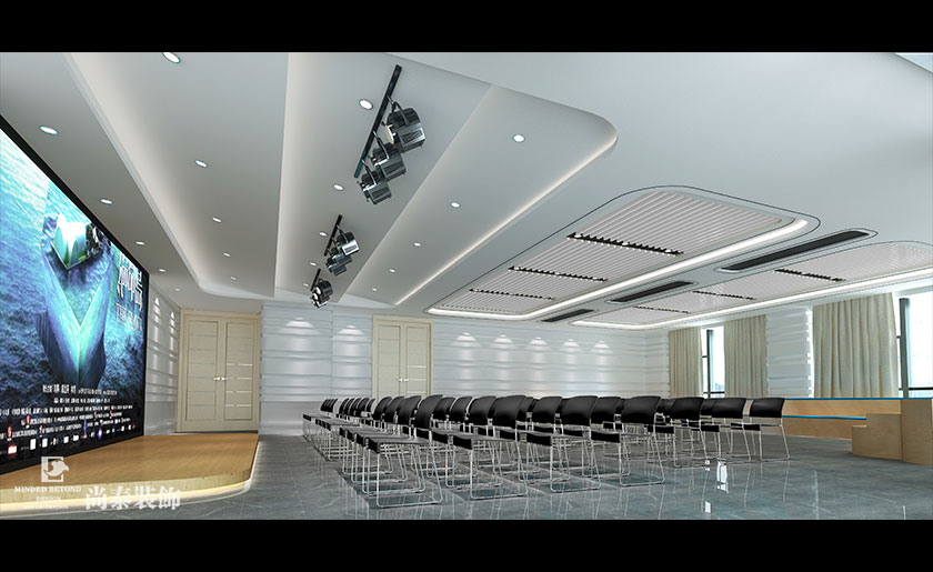 2000㎡現代風格辦公室裝修設計 | 長沙夢之灣