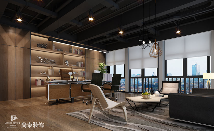 1640㎡工業風辦公室裝修設計 | 燦和網絡