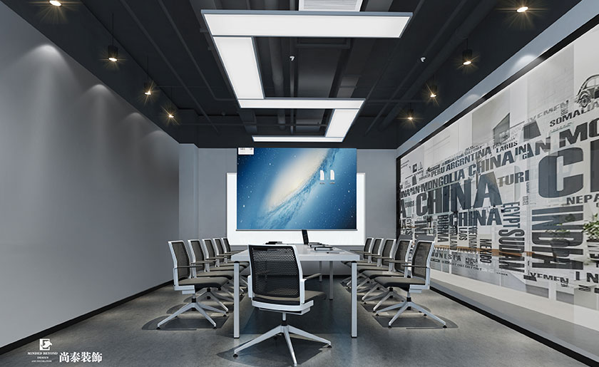 1640㎡工業風辦公室裝修設計 | 燦和網絡