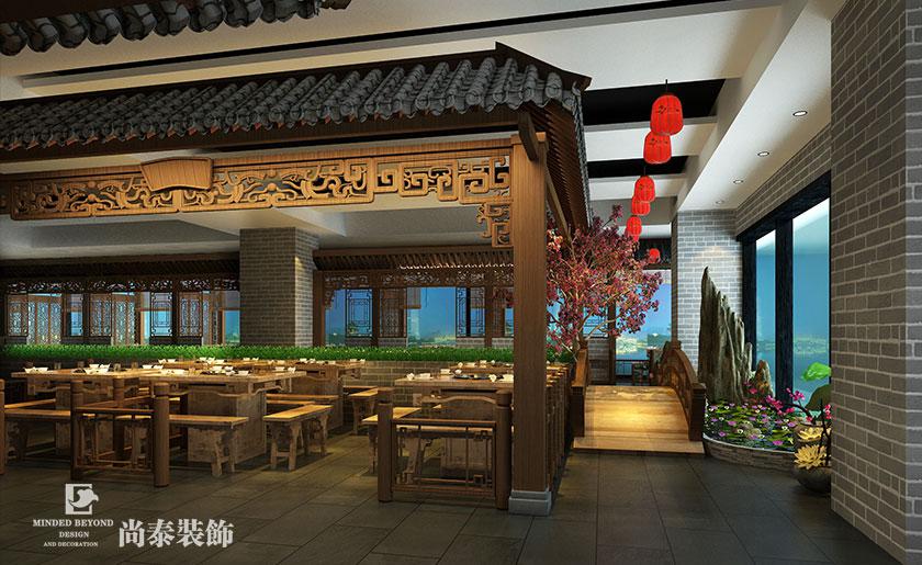 550㎡火鍋店裝修設計效果圖 | 味蜀吾