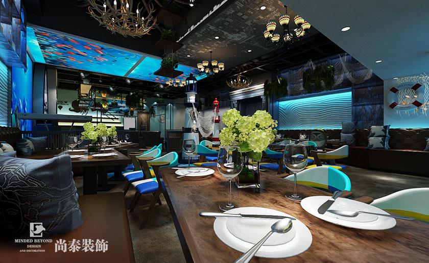 200㎡主題餐廳裝修效果圖案列分析