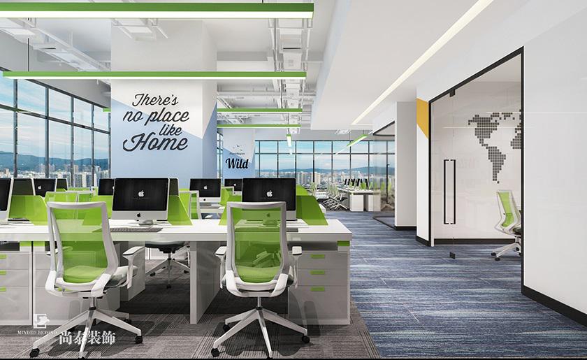 1100㎡無人機(jī)公司辦公室裝修設(shè)計 | 高巨創(chuàng)新