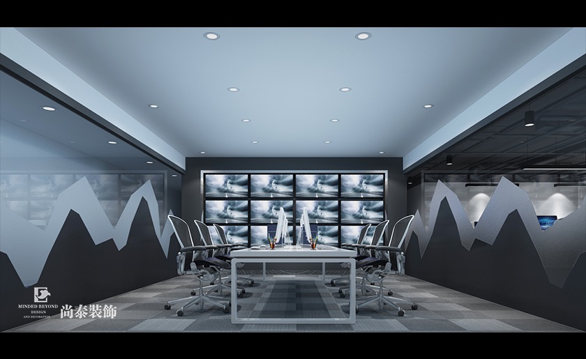 2870㎡電子商務名企辦公室裝修設計 | 卷皮網