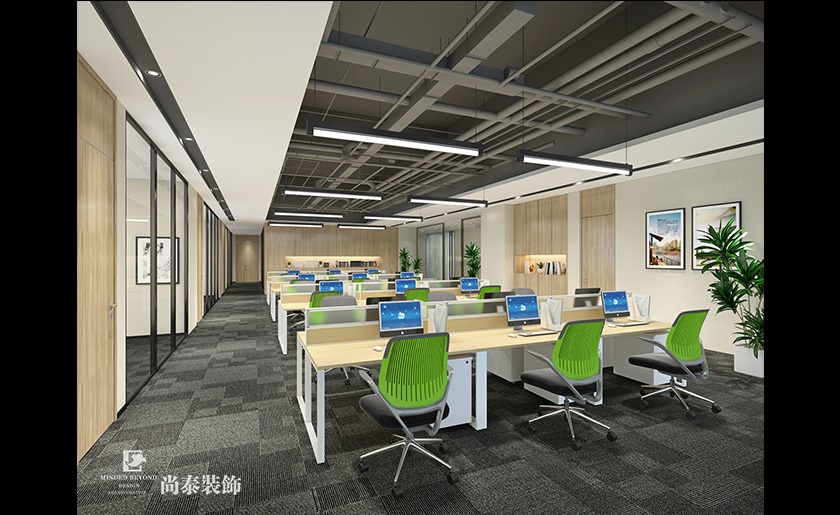 1200㎡物流公司辦公室裝修設計 | 凱通物流