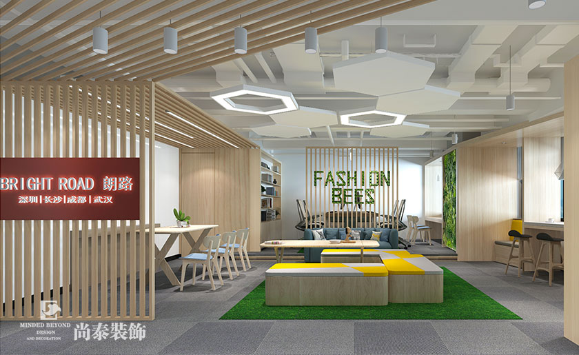 140㎡現(xiàn)代風(fēng)格辦公室裝修設(shè)計(jì) | 朗路文化傳播