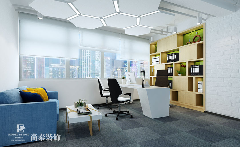 140㎡現(xiàn)代風(fēng)格辦公室裝修設(shè)計(jì) | 朗路文化傳播
