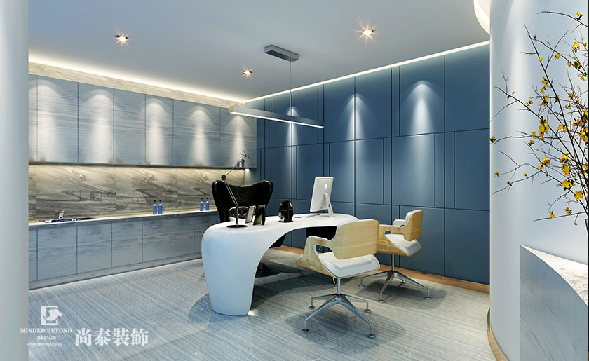 現代簡約會所裝修效果圖-舒之暢