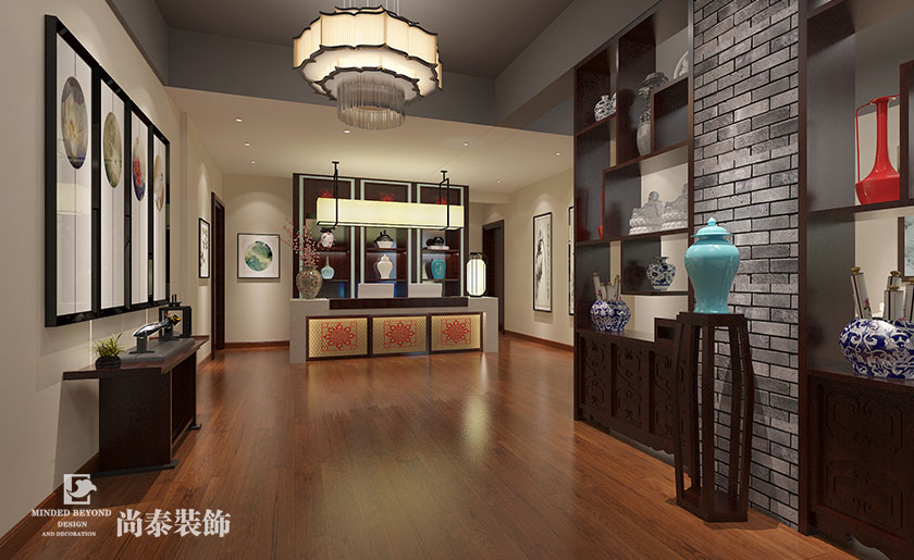 360㎡新中式風格茶藝會所裝修 | 金龍華廣場茶藝會所