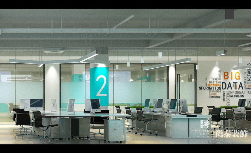 885㎡現(xiàn)代簡(jiǎn)約辦公室裝修設(shè)計(jì) | 水潤(rùn)天下